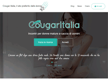 Tablet Screenshot of cougaritalia.com